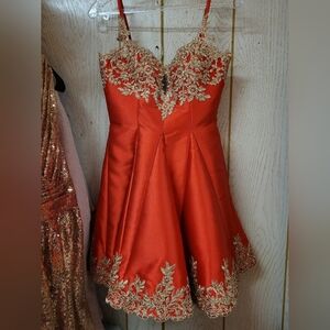 Dave & Johnny Vibrant Red Dress